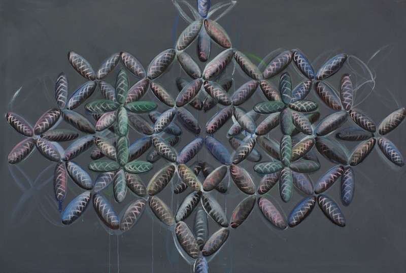 Cone rhytm 08 2014 oil on canvas, 190x130 Image:Cone rhytm 08 2014 oil on canvas, 190x130