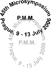 45th Microsymposium
P.M.M.
Prague, 9 - 13 July 2006,45th Microsymposium
P.M.M.
Prague, 9 - 13 July 2006