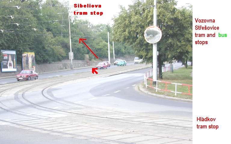 steps to Sibeliova from Hldkov