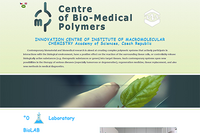 Centre of Bio-Medical Polymers - website preview
