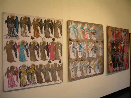 Image:Installed exhibition - Angels