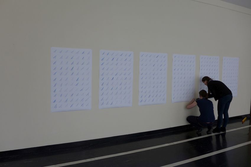 Instalace výstavy Obrázek:Instalace výstavy