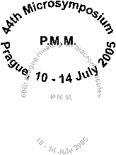 44th Microsymposium
P.M.M.
Prague, 10 - 14 July 2005,68th prague meeting on macromolecules
P.M.M.
10 - 14 July 2005
