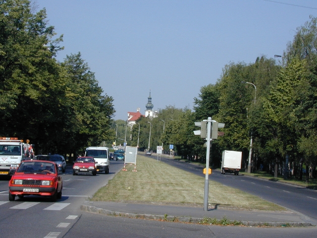 Brevnov abbey - view from Patockova street at Kajetanka