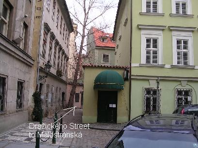 Drazickeho Street from Drazickeho Square